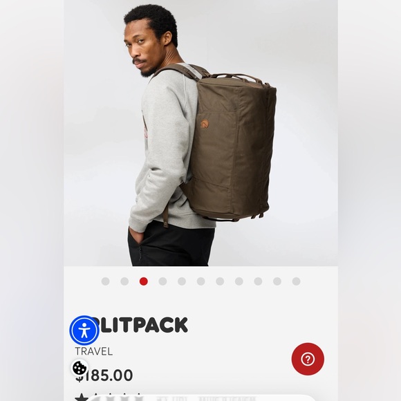 Fjall Raven Splitpack Travel Duffle - Picture 5 of 6